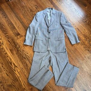 Lauren Ralph Lauren Classic Gray Men's 2 Button Suit 39 Regular